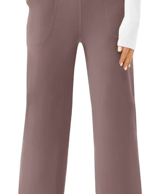 Womens Wide Leg Yoga Pants Casual Work Dress Pants Lounge Sweatpants High Waist Comfy Loose Trousers with Pockets